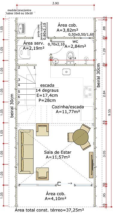 Planta baixa Oásis Plus