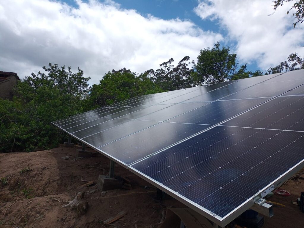 Usina solar na propriedade rural